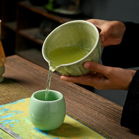 Bol à Matcha Portable, Ensemble de Fouettage du Thé de la Dynastie Song, Bol à Thé en Céramique et Fouet à Matcha (Chasen), Logo Personnalisé Disponible