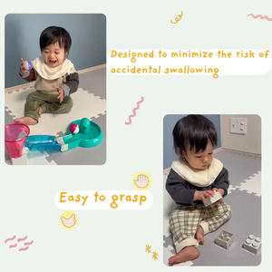 Puzzle en plastique d'apprentissage sensoriel et interactif pour enfants, blocs de construction pour garçons, nouveau jouet éducatif pour bébés, 2025 - Product Image 5