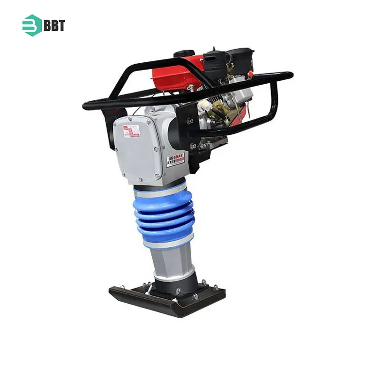 Hot Bán Xăng Điện Diesel Nhiệm Vụ Ánh Sáng Rung Trái Đất Rammer Cầu Tamping Nén Nén Thiết Bị Máy Nén Cho Đường