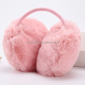 New Women's Soft Plush <b>Ear</b> <b>Muffs</b> Fashion Solid Earflap Outdoor Cold Protection Winter Warm Earmuffs - Product Image 6