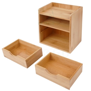 อุปกรณ์จัดระเบียบลิ้นชักไม้ไผ่แบบพรีเมียม - Product Image 1