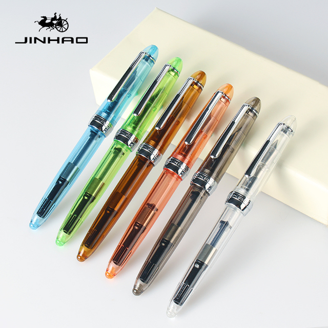 JINHAO 992 Series Plastic Fountain Pen With Metal Accents Stylish Affordable Writing Instrument