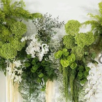 Fleurs artificielles en gros 2026 pour mariage, plantes vertes, décoration florale, herbe de la pampa, matériaux pour fleurs d'hortensia