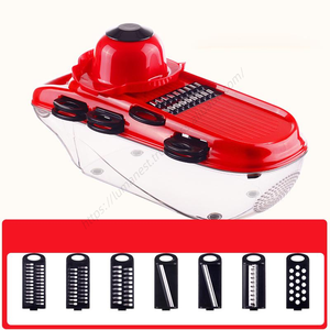 Cortador de Verduras y Frutas Multifuncional C171 al por Mayor, Rallador, Triturador, Accesorios de Cocina, Cesta de Drenaje, Rebanador Mandolina - Product Image 3