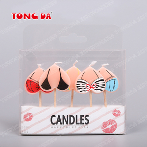 เทียนวันเกิดทรงศิลปะแบ<span class=keywords><strong>บ</strong></span>ไร้ควันเทียนแฟนซีบิกินี่สไตล์ใหม่ - Product Image 4