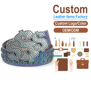 Cinturón de Moda Americana con Pedrería para Mujer, Estilo Y2K Vintage, Hebilla en Forma de S, Cinturón de Cuero PU, Fabricación Personalizada - Product Image 1