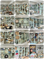 71,5x41,5 cm rústico grande personalizable moderno pared hierro hogar reloj lujo sala de estar decoración Dropshipping minimalista 2025