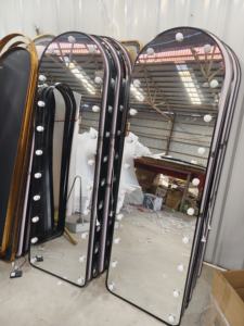 3 colores regulable grande al por mayor de pie dormitorio peluquería bombilla <span class=keywords><strong>cuerpo</strong></span> Led vestidor <span class=keywords><strong>con</strong></span> luz <span class=keywords><strong>espejo</strong></span> de piso de longitud completa - Product Image 5