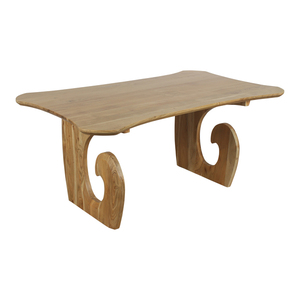Table à manger en bois moderne pour 4 à 6 personnes, construction en bois massif, design élégant et durable pour salle à manger, meubles de maison - Product Image 2