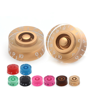Bouton de commande de guitare en gros d'usine matière plastique bouton de guitare de style LP coloré - Product Image 2