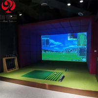 Fabricants Divertissement Expérience AR Moniteur de lancement de simulateur de golf intérieur