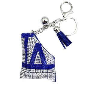 Porte-clés NF Bling avec logo d'équipe en strass Buffalo Bills Packers Dodgers Patriots Cubs Chiefs Cowboys, breloque en cristal pour les fans et les matchs - Product Image 4
