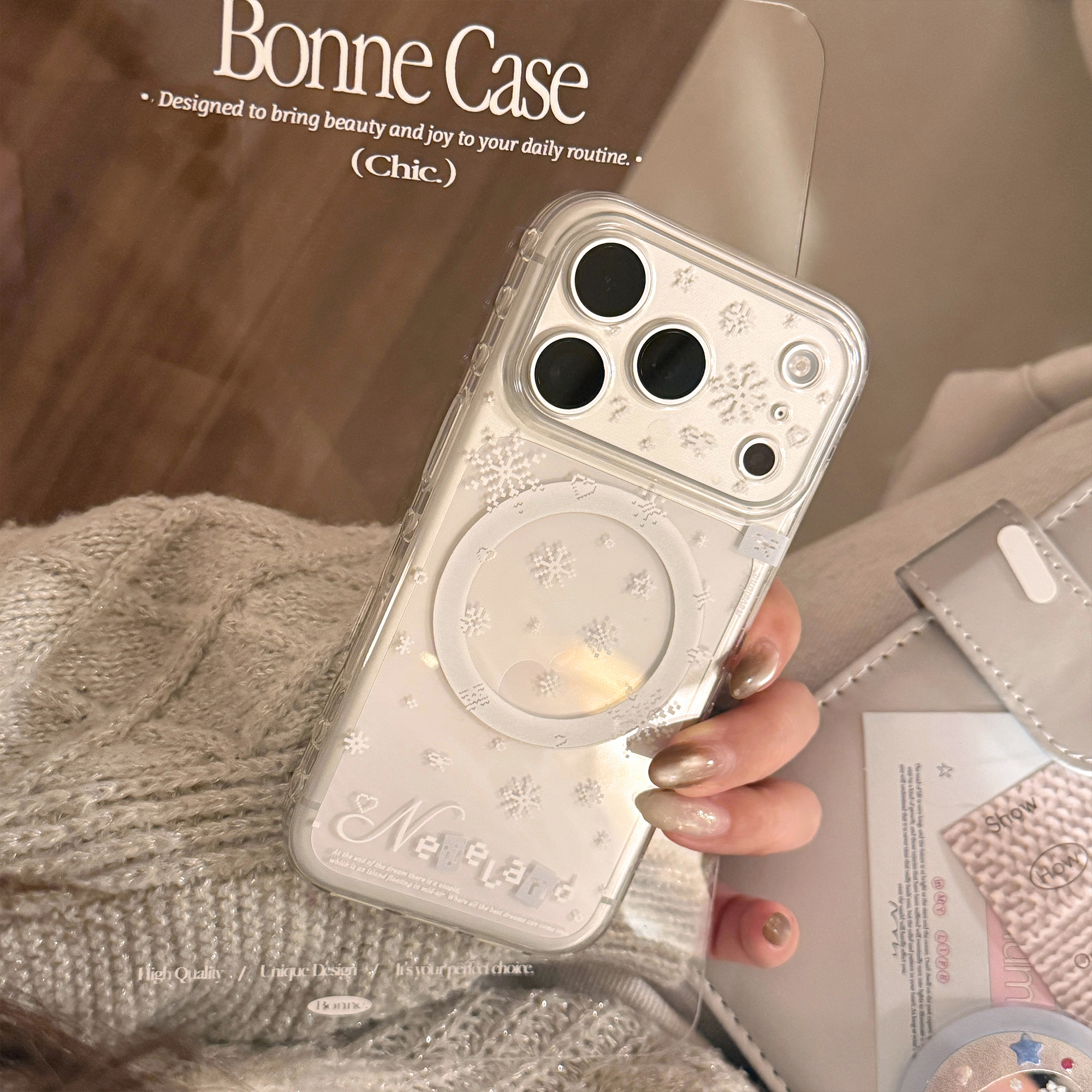 Transparent-Pas de support de téléphone