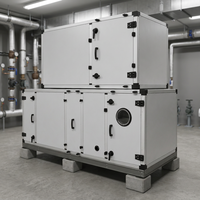 Equipo de Manejo de Aire Modular Comercial de Doble Planta con Ventana de Inspección Circular para Plantas Industriales