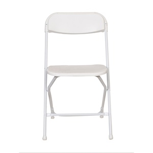 Sillas Plegables de Plástico Blancas Modernas de Alta Calidad Morezhome con Protección UV para Bodas en Interiores y Exteriores - Product Image 2