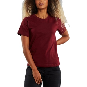 Blanc taille personnalisée T-shirt femmes col rond manches courtes couleur unie coton T-shirt vêtements été exportation du fournisseur BD - Product Image 4