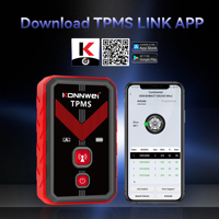 Kit de Sistema de Monitoreo de Presión de Neumáticos TK100 KONNWEI, Sensores de 315/433MHz con Programación por Smartphone a través de la Aplicación TPMS LINK