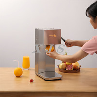 Geen schil nodig, nieuw type boorgaten voor directe sapwinning van harde schillen fruit zoals sinaasappel, grapefruit en drakenvrucht. Geschikt voor commerciële blenders en sapcentrifuges.