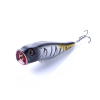 HENGJIA Vente en gros, promotion exceptionnelle 9CM-14G-4 #   Leurre de pêche flottant en plastique dur, boule sonore, hochet pour attirer les poissons de rivière et de mer