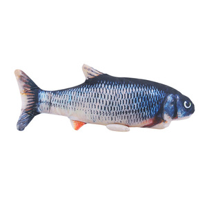 PAUL Catnip Plush Fish Chew <b>Toy</b> Realistic Design For Cats Interactive Pet <b>Toy</b> - Product Image 5