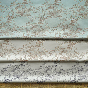 Thiết kế mới Cổ Lụa sáng satin lá mô hình đa màu tính khí jacquard trang trí vải - Product Image 3