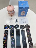 Projecteur Carrousel Rotatif LED Musical à Piles Rechargeables pour Enfants - Veilleuse de Noël - Cadeau