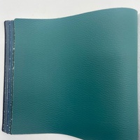 Simili cuir PU vert imperméable élastique fini pour meubles, canapé, épaisseur 1,2 mm, pour siège de voiture et chaise