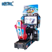 Machine d'arcade vidéo de 32 pouces, machine de jeu de course à monnayeur, simulateur de course Outrun, machine d'arcade de course
