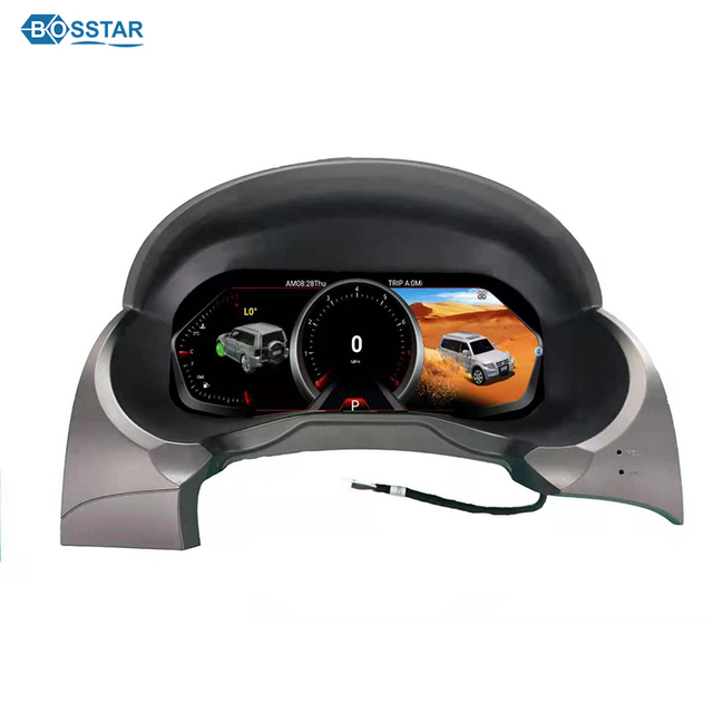 Android 9.1 Car Digital Speedometer for Mitsubishi Pajero 2008-2018 Car Dashboard Lcd Display Bosstar