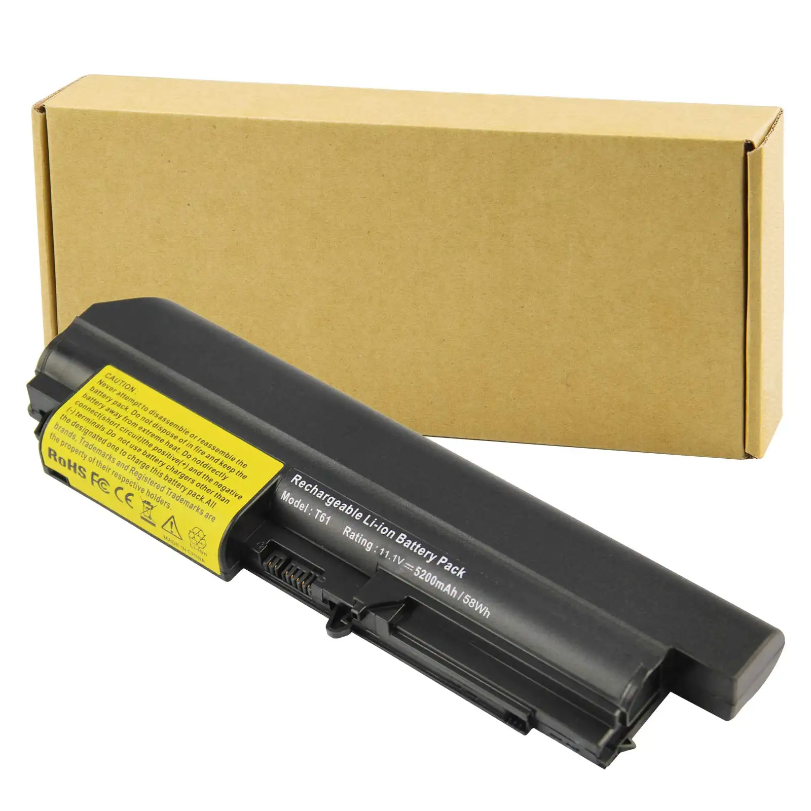 10.8V 7800mAh High Performance Battery fit IBM ThinkPad Widescreen R61 R61i T61 T61p T400 R400 Series replacement Laptop Battery