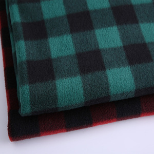 Tela de Forro <span class=keywords><strong>Polar</strong></span> 100% Poliéster, Cepillada por Ambos Lados y Antibolitas, Estilo a Cuadros, Tela para Pijamas - Product Image 5