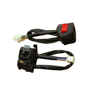 Pour Honda Yamaha Suzuki Kwasiki FT110 Compatible Moto Commutateurs LED Type De Lampe En Plastique Poignée Interrupteur