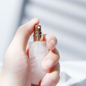 Bouteille de parfum en cristal clair à Quartz avec LOGO personnalisé - Product Image 1