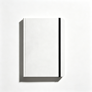 Carnet A5 à couverture rigide en cuir PU blanc de qualité supérieure, personnalisé, avec estampage à chaud doré et bande élastique – Prix de gros avantageux - Product Image 1