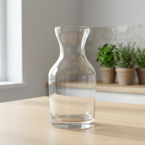 Carafe en verre transparent, vase moderne rond, pichet à eau, récipient à fleurs pour la décoration de la maison - Product Image 3