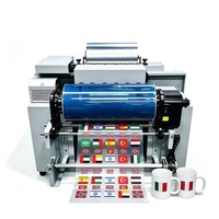 Mesin Cetak Datar A3 Bersertifikasi CE dengan Kepala Cetak Epson untuk Label Kristal dan Gelas Logam Plastik Keramik Mug