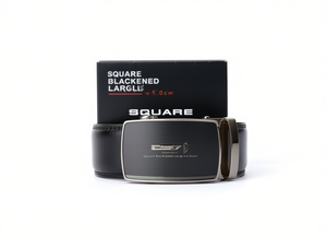 Fibbia Quadrata Nera Grande da 5,0 cm in Metallo per Cintura - Product Image 1