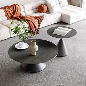 Mesa de Centro Moderna con Base de Mármol, Mesa Redonda para el Hogar - Product Image 2