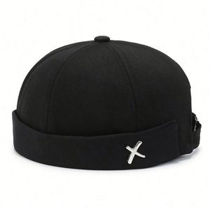 Casquette Docker en coton réglable sans visière avec bord retroussé pour vêtements de travail OEM, promotion de la sécurité, cadeau personnalisé - Product Image 3