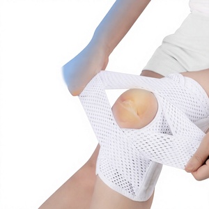 Fascia per Ginocchio Sottile in Tessuto per Uomo e <span class=keywords><strong>Donna</strong></span>, Supporto Rotulare per Recupero Menisco, Calcio, Corsa all'Aperto, Esercizio Fisico - Completo - Product Image 2