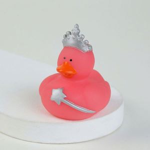 Juguete de Plástico para Niños, Muñeca de Baño Flotante con Sonido, Ecológica y Masticable, Patita Reina - Product Image 6