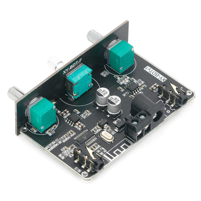 XY-BDT BT 5.1 Audio Receiver Decoder Stereo Tone Board Volume Controller Treble Bass Tonal preamp Amp Knob For Amplifier