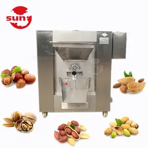 Nhà Máy Giá bí ngô hạt mè hạt điều rang xay Máy 50kg 100kg 200kg 300kg đậu phộng cacao đậu Máy rang