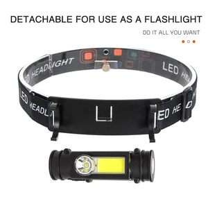 Powerful 1000lm <b>LED</b> Headlamp 9 Modes Type-C <b>Rechargeable</b> Head Torch for Running Camping Mining & Industrial <b>Work</b> - Product Image 2