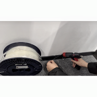 Vente en gros OEM FTTR FTTH Câble à fibre optique invisible Câble à fibre optique transparent 0.9mm pour réseau blindé
