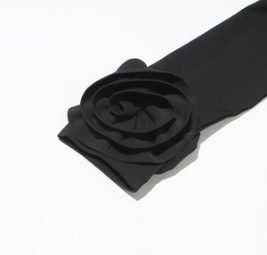 2025 été <span class=keywords><strong>nouvelles</strong></span> femmes à manches longues robe courte Style littéraire français cou en trois dimensions fleur couture taille libre pour le jour - Product Image 6