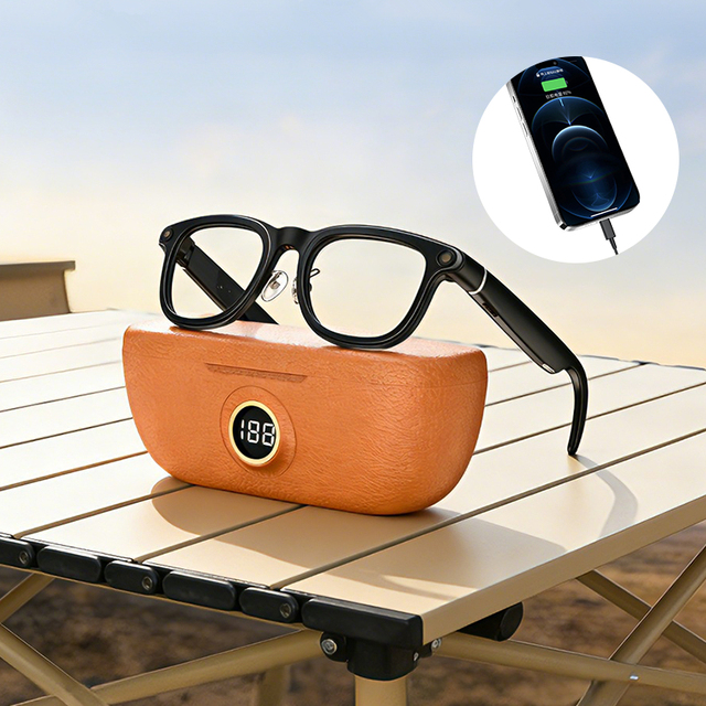 2026 New X01 Ultra Smart Glasses 4K Camera Anti-Shake Video Recording with LED Battery Display Charging Case ChatGPT AI Glasses