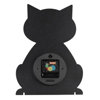 2022 Relojes de Pared luminosos inusuales Hello Cat Reloj de madera Sala de estar Cocina Hogar Reloj de mesa electrónico Reloj Pared wanduhr