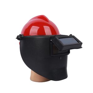 Casque de soudage haute altitude avec écran facial et casque de sécurité à visière relevable, protection contre l'arc électrique, demi-vision - Product Image 1