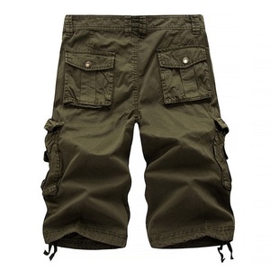 Nouveau pantalon court tissé cargo en coton exclusif cool à la mode pour hommes avec ficelle au bas de l'ourlet du Bangladesh à des prix compétitifs - Product Image 1